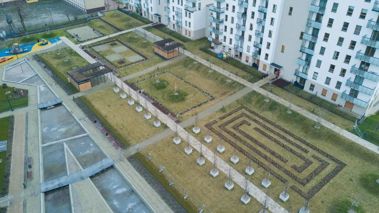 10Th Floor View Of Gdansk By The Sea Apartment